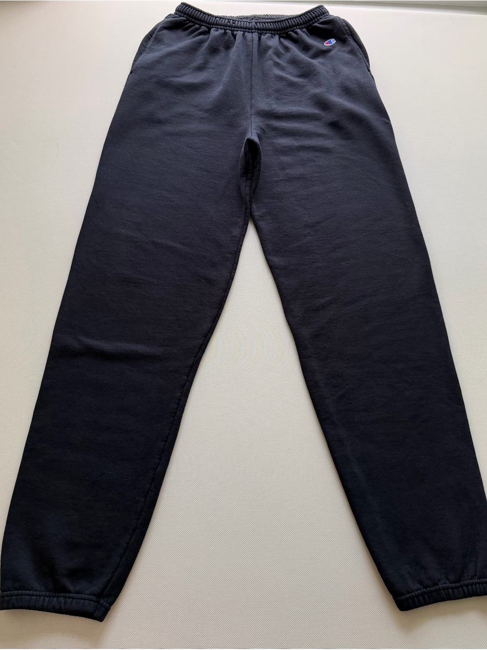 Champion Men's Black Logo Sweatpants